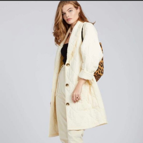 Free People Jackets & Blazers - Free People Quilted Happy Day Dream Jacket Women’s Size L